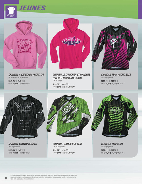 2014 Arctic Cat Snowmobile Pga Catalog Fr Page 88