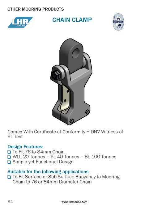 Lhr Marine Feuerstein Mooring Products Guide Page 94